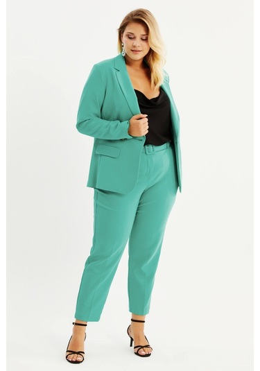 Astarlı Blazer Ceket-yeşil Yeşil