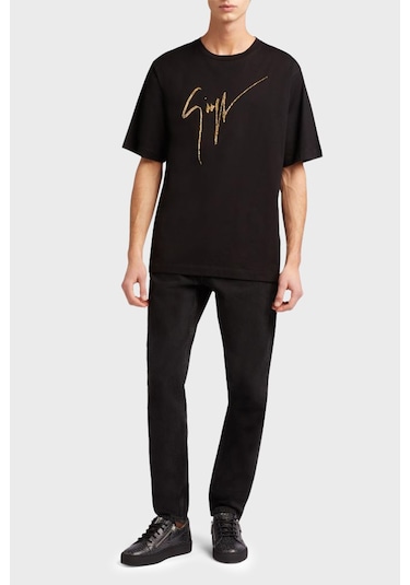 Giuseppe Zanotti Erkek T Shirt Iru2003-001 Siyah Siyah Giuseppe Zanotti Erkek T Shirt Iru2003-001 Siyah Siyah