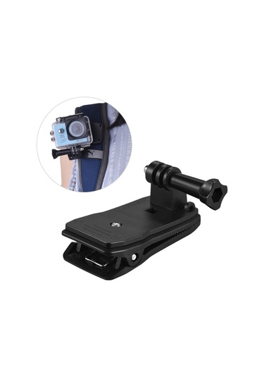 Kangvka Su Geçirmez Kılıfıyla Uyumlu Eylem Kamerası İçin 360 Döner, Güçlü Tutma Gücü İle Büyük Klem, Kolye Çantaya Kapsa Sabitleyebilir