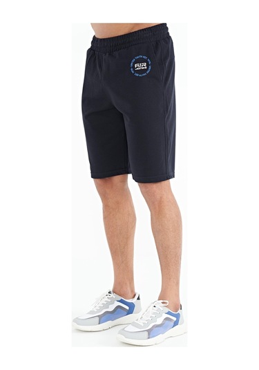Tommy Life Antony Lacivert Standart Kalıp Erkek Şort - 81247 Lacivert