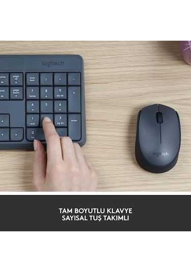 Logitech MK235 Kablosuz Klavye Mouse 920-007925