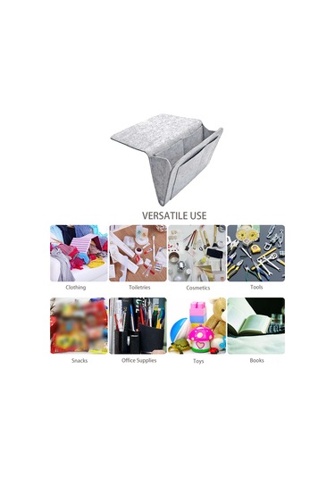 Teltree Yatak Başı Organizer: 5 Cep İle Pratik Saklama Çözümü Diğer