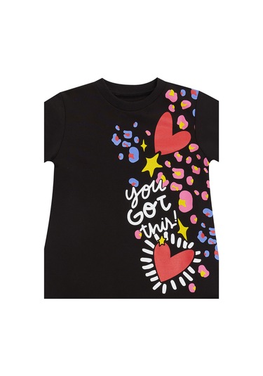 Denokids Mshb&g Zebra Kalpli Kız Çocuk Elbise Renkli Çok Renkli