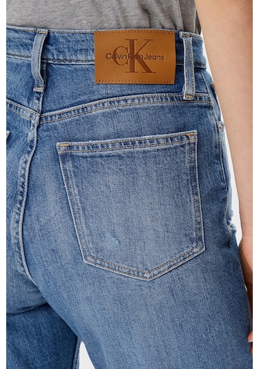 Calvin Klein Bayan Kot Pantolon J20j225140 1a4 Mavi Mavi