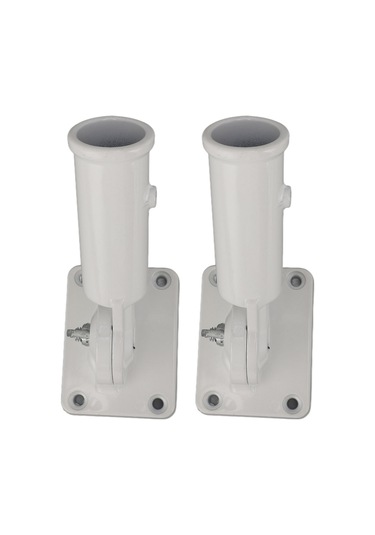 Kangvka Alüminyum Duvarlı Bayrak Direği Tutucu - 180 Derece Açılımlı, Ev/ofis İçin, Dayanıklı Malzeme, Kolay Kurulum