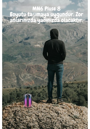 Pluse 8 Mikrofonlu Ses Bombası/dekoratif Aydınlatma/led Işıklı Gece Lambası/mikrofonlu Hoparlör