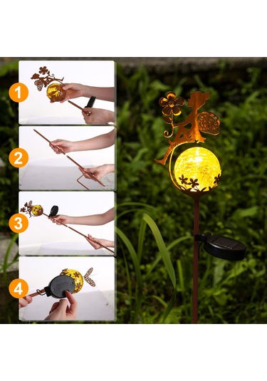 Neoglint Dış Mekan Güneş Işıkları Peri Peyzaj Yol Işıkları Lneo371-2