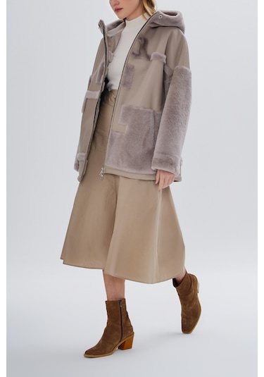 Valmenti Kadın Kürk Vizon Mont 616 6472 Bn Kurk Sk24/25 Vızon Vizon