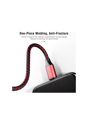 Prestigegoods Anmone 3a 18w Hızlı Şarj Tipi C Usb Kablosu Samsung Uyumlu Xiaomi Redmi İçin Huawei Tip C Cep Telefonu Şarj Kablosu