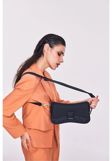 Çapraz Çanta Kadın Cn6560t Nautıca Nautıca Ladıes Bag Black Black Siyah