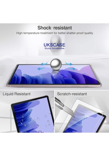 Samsung Uyumlu Galaxy Tab A7 10.4 2020 Temperli Cam Ekran Koruyucu 2 Adet