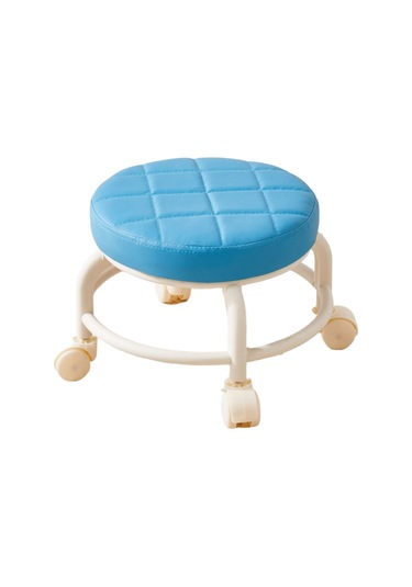 Jzcat Home Kasnaklı Basit Mini Tabure-mavi