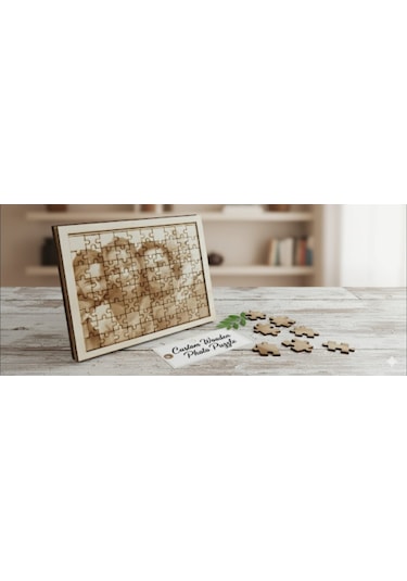 Kişiye Özel Ahşap Puzzle 1 Adet