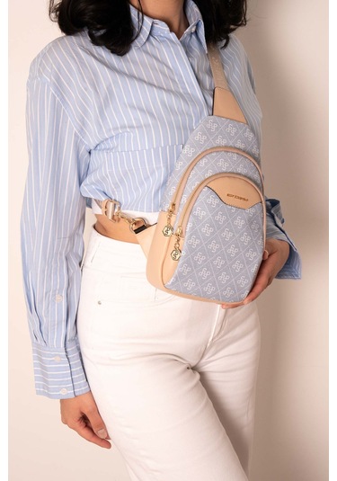 Silver Polo Kadın Bel Çanta 959 Mavi