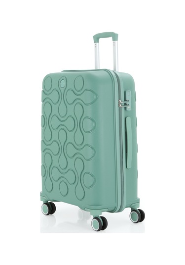Mçs Polipropilen 3lü Valiz Seti Orta & Kabin & Makyaj V376 S23sy1000052-set 10426 Su Yeşili