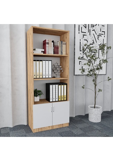 Padova 5'li Ofis Takımı  Model 3 Çam Beyaz