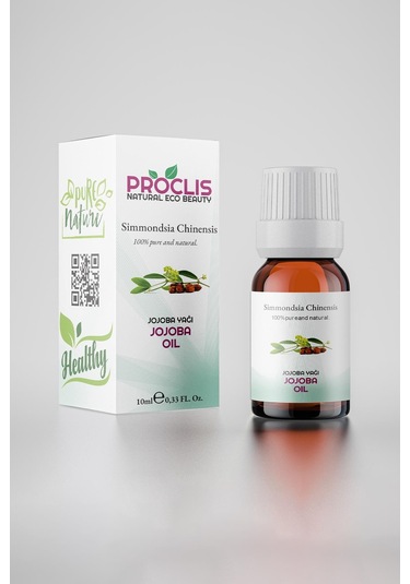 Proclis Jojoba Yağı, %100 Doğal Bitkisel Sabit Yağ, Jojoba Oil, Simmondsia Chinensis 10ml
