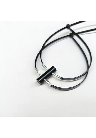 Xindoker Bisiklet Ayak Tabanı Alev Taşı Seti - 1 Adet Taş + 1 Adet Bağlama Kordonu - Yolculukta Çarpıcı Alev Efekti Siyah