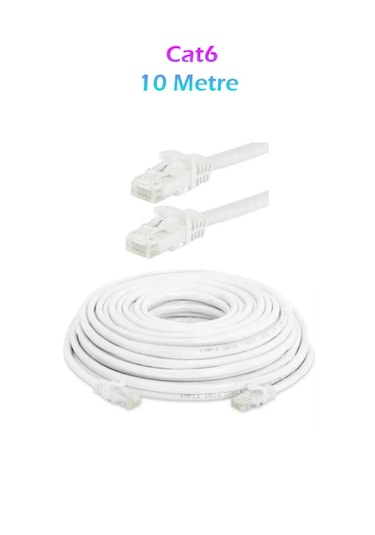 Cat 6 Ethernet Kablosu 10 Metre