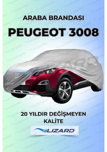 Peugeot 3008 Uyumlu Lüks Araba Brandası Miflonlu Branda Oto Çadır Örtü