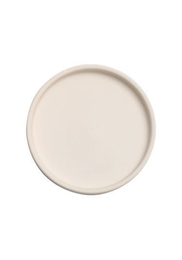 G-seramik Dairesel Saksı Drenaj Tepsisi Nordic Dekoratif Düz Pişmiş Taban Kalınlaştırılmış Ped