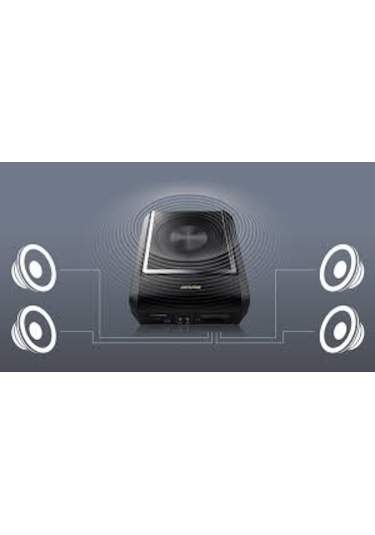 Alpine Koltuk Altı Bas Pwd-x5 4.1 Kanal Dsp Amfili Subwoofer