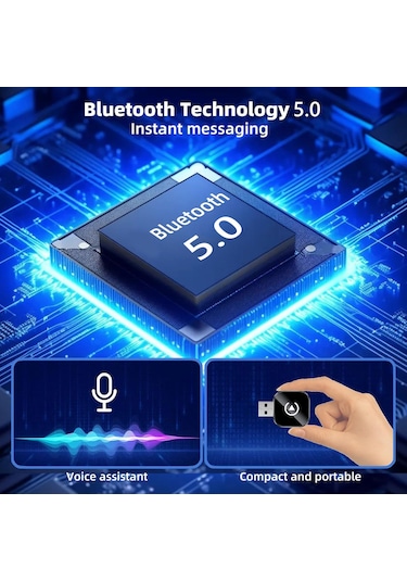 Gajeena 2025 Yeni Sürüm Mini Kablosuz Carplay & Android Auto Adaptörü - Usb/type-c - Hızlı Bağlantı - Ultra Kompakt Tasarım - Gümüş