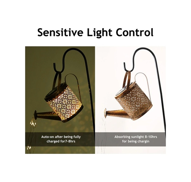 Tongxida 36 Led Güneş Enerjili Çaydanlık Şemsiyesi, Işık Kontrollü, 600mah Pil, Dış Mekan Dekor