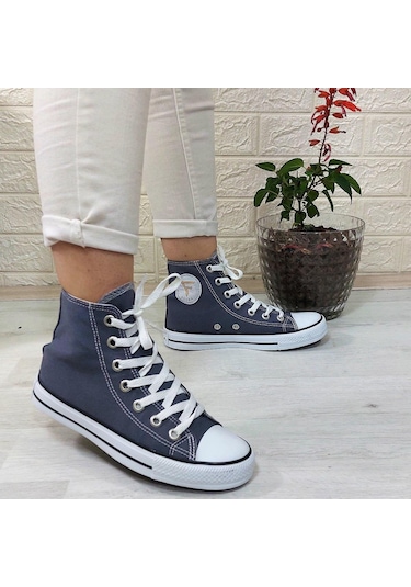 Fiyra 555 Füme Uzun Unisex Sneaker Keten Spor Ayakkabı 001