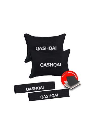 Nissan Qashqai Nakışlı Otomind Boyun Yastığı Seti