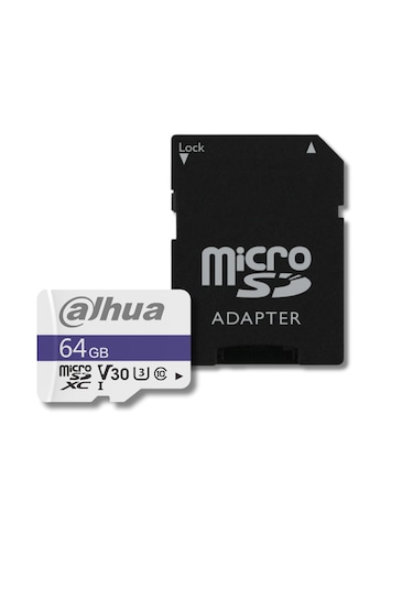 Dahua C100a 64gb Microsdxc U3 Hafıza Kartı + Sd Adaptör
