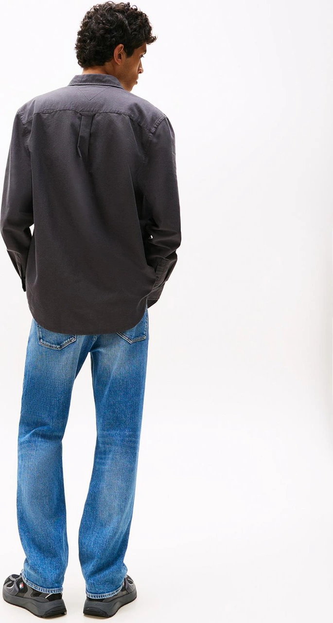 Regular Fit Antrasit Düz Erkek Gömlek Dm0dm21298bds Tjm Reg Oxford Shırt-10954 Antrasit