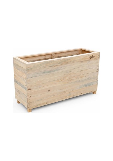 Ahşap Sınır Saksı 100 Cm