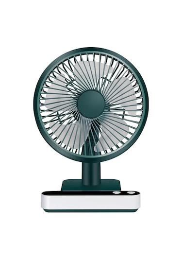Jialan Usb Şarj Edilebilir Salınan Masa Fanı 4 Hız Ayarı 5000mah