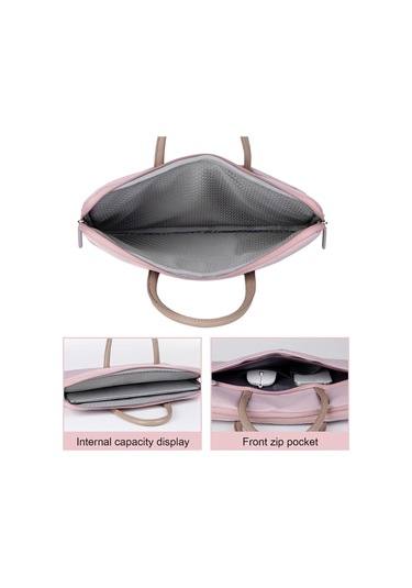 Sones 13 - 13,3 İnç Oxford Kumaş Dizüstü Bilgisayar Çantası Erkek Kadın Pu Saplı Evrak Çantası Diğer