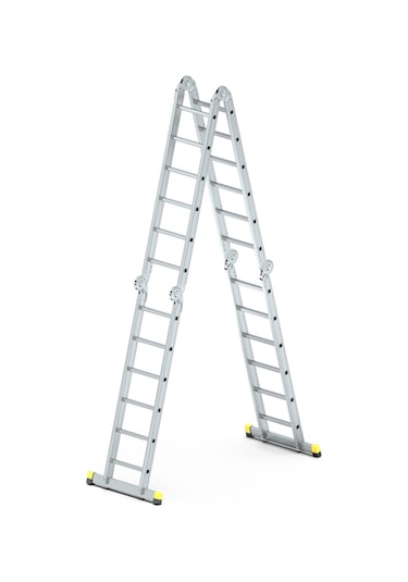 Skypratix 4x6 Fonksiyonel Aluminyum Katlanır Akrobat Merdiven