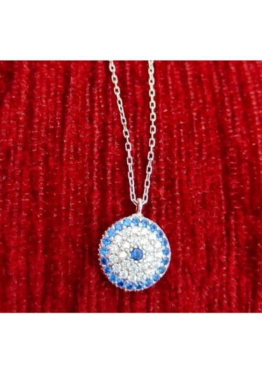 Oriental Kuyumculuk Jewellery Göz Kolye Gümüş