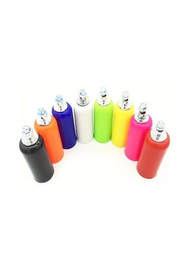 Xuweiwei Green 2 Adet Universal Motorcycle 8mm Çerçeve Koruması Cafe Racer Bobber Anti Crash