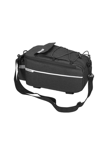 B-soul Motosiklet Bisiklet Çantası Termal Arka Bagaj Çanta Su Geçirmez Fonksiyonlu Siyah