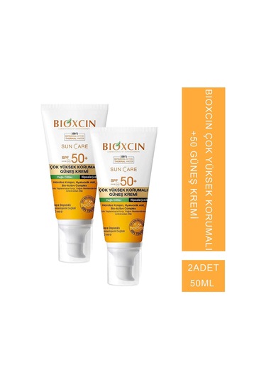 Bioxcin Sun Care Çok Yüksek Korumalı Yağlı Ciltler İçin Güneş Kremi SPF50+ 2 x 50 ML