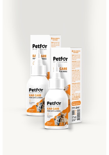 Kedi Ve Köpekler İçin Kulak Bakım Damlası 50 Ml 2 Adet