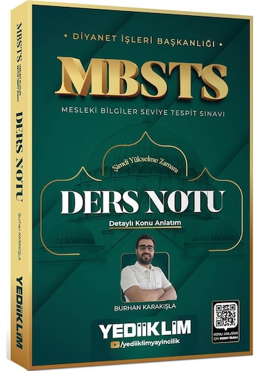 Yediiklim Yayınları Diyanet İşleri Başkanlığı Mbsts Ders Notu