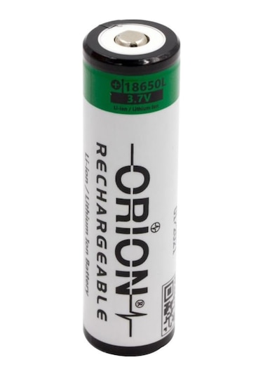 Orion 1500 mAh 3.7 V 18650L Başlı Li-Ion Şarj Edilebilir Pil