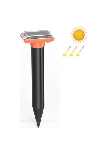 Cbtx SJZ038 Dış Mekan Su Geçirmez Güneş Enerjili Ultrasonik Ultrasonik Hayvan Kovucu Turuncu