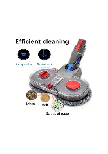 Boatshop1 6 Adet V6 V7 V8 V10 V11 V12 V15 Uyumlu Mikrofiber Mop Pedleri Islak Kuru Elektrikli Mop Başlığı Kolay Kurulum Zemin Temizleme Kumaşı