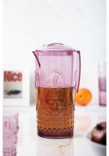 Akrilik Magic 2.3 L Mürdüm Sürahi ( Cam Değildir )