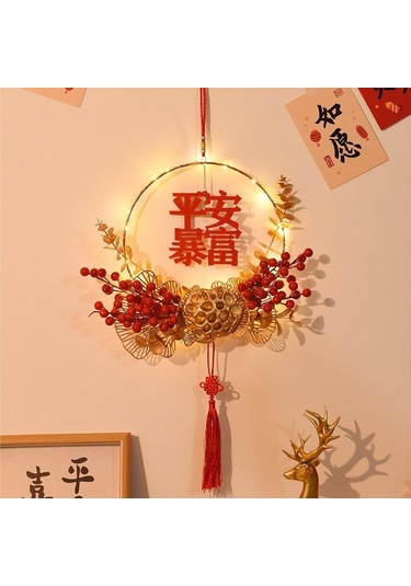 Suofeng Yılbaşı Dekorasyonu Işıklı Led Fantezi Halıç Dıy Montajlı Ev Dekoru Malzeme Paketi