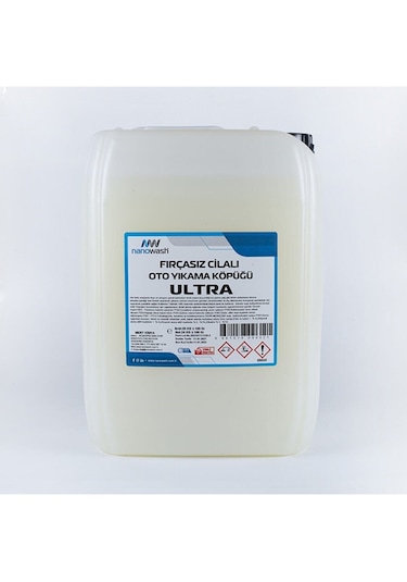 Nanowash Ultra Vip Fırçasız Cilalı Oto Yıkama Köpüğü 25 Kg