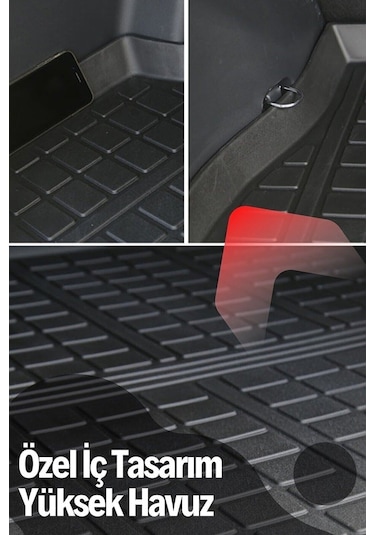 Sare Ford Kuga 2020 Sonrası 3d Bagaj Havuzu