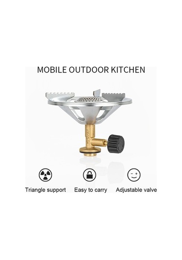 Fortunelane Çok Renkli Outdoor Çadır Ocağı - 15kg Yük - Lpg İle Çalışır - Taşınabilir Çok Renkli